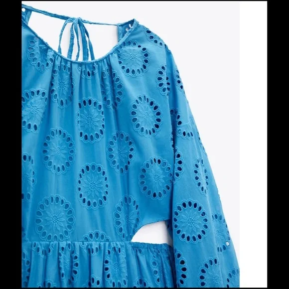 GORGEOUS ZARA Cutout Embroirdered Dress - Picture 4 of 10